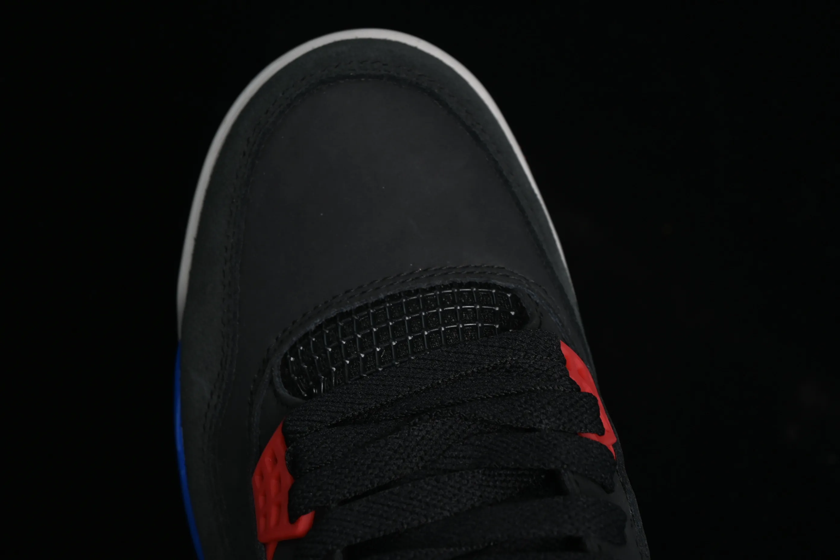 All categories Air Jordan Jordan series basketball shoes Air Jordan 4 Air Jordan 4 Retro "Lase" AJ4 Joe 4 black gray blue color FV5029-003